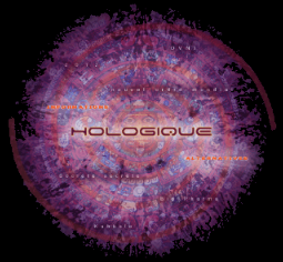 Logo Hologique fond noir